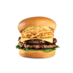 ดับเบิ้ลวากิวโปเตโต้เทมปุระ ชีสเบอร์เกอร์  Double Wagyu Potato Tempura Cheeseburger