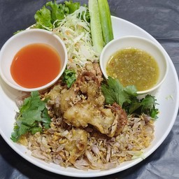 ปูนิ่ม  ทอดกระเทียม