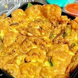 ไข่เจียวบ้านๆ ( หอมแดง+พริกขี้หนู)