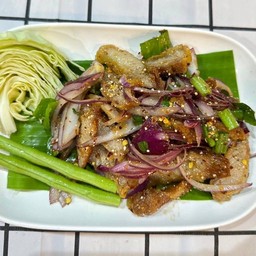 ลาบปลาหมึก