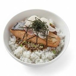 ข้าวหน้าปลาแซลมอล เทอริยากิ