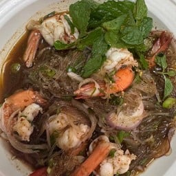 ลาบวุ้นเส้นกุ้งสด