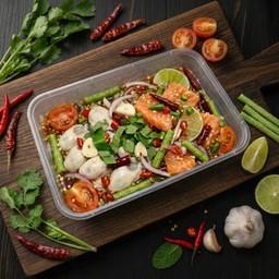 เหลาแซลม่อน + หอยนางรม