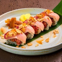 โรลสไปซี่เนกิโทโร่และปลาฮามาจิ