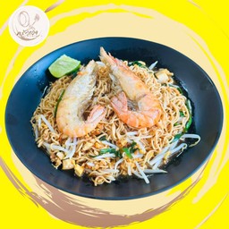 มาม่าผัดไท กุ้งแม่น้ำ