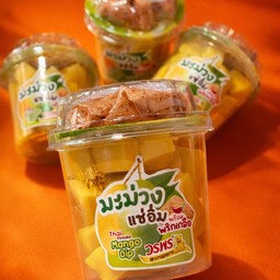 แก้ง่วง!! มะม่วงแช่อิ่ม พร้อมพริกเกลือ