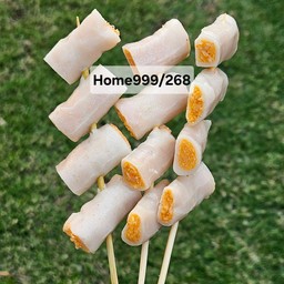 ปลาม้วนไส้ไข่เค็ม