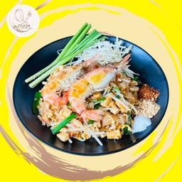 ผัดไท กุ้งแม่น้ำ