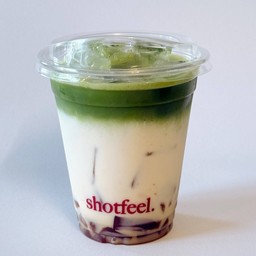 Matcha Earlgray latte