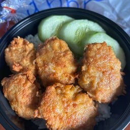 ข้าวหมูสับทอด