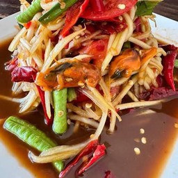 ส้มตำ หอยดอง