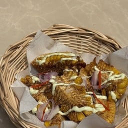 ข้าวโพดคลุกลาบ