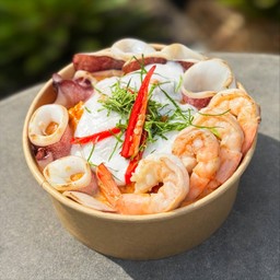 ข้าวไข่ข้นห่อหมกทะเล
