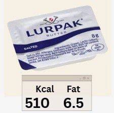 เนยเค็ม 8 กรัม