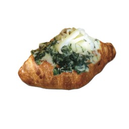 ครัวซองต์ผักโขมอบชีส