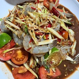 ตำปูปลาร้ากุ้งสด