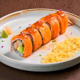 โรลแซลมอนกุ้งเทมปุระ