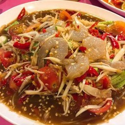 ส้มตำ กุ้งสด