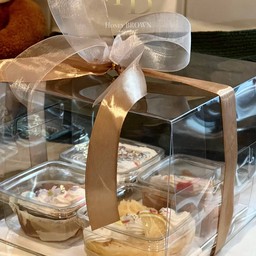 Set Cake Box (กล่องใส 4 ชิ้น)