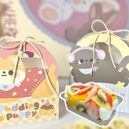 เค้ก1กล่อง ลายหมา แมว คละลาย (ทำสดใหม่15นาที)