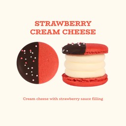 Strawberry Cream Cheese Fatcaron