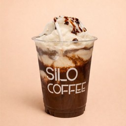 มะพร้าวนมสดปั่น+โกโก้