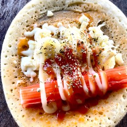 พิซซ่า+ปูอัดเบนโตะ+ชีส