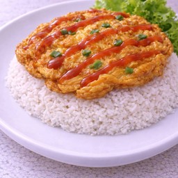 ข้าวไก่เจียว +ไก่สับ