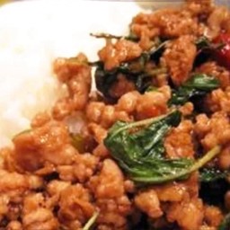 ข้าวกะเพราหมูสับ