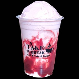 สตอเบอรี่ปั่นนมสด