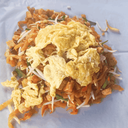 ผัดไทยไร้เส้นพิเศษไข่+กุ้งสด