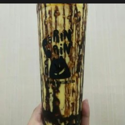 นมกล้วยช็อกโกแลตยีราฟไซส์ XL