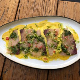 Thin Slices Of Hamachi Fish