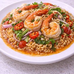 ยำมาม่าาทะเลกุ้ง ( ซือดะ)