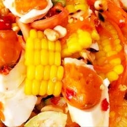 ตำข้าวโพดใข่เค็ม