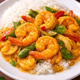 ข้าวราดกุ้งขมิ้น