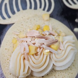 คัสตาร์ด ข้าวโพด อัลมอนด์