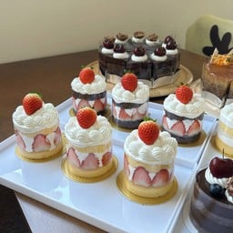 มินิเค้กสตอเบอรี่