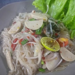 ตำเส้นเล็กหมูยอ