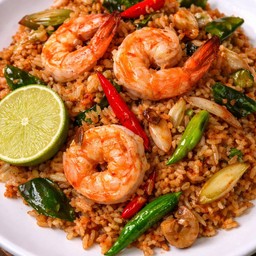 ข้าวผัดต้มยำกุ้ง(จากมาเลเซีย)