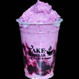 บลูเบอรี่ปั่นนมสด