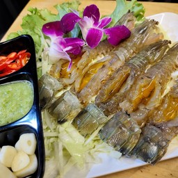 กั้งไข่ดองน้ำปลากวน