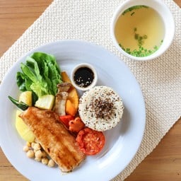 เซตแซลมอนอลาสก้าย่างซอสเทอริยากิ