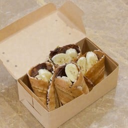 ทองม้วนกรอบ ไส้นูเทลล่ากล้วยหอม