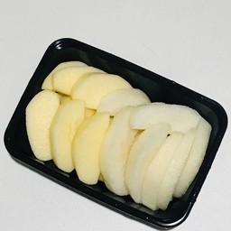 สาลี่นำ้ผึ้ง+แอปเปิ้ลฟูจิปอกเปลือกพร้อมทาน