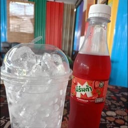 น้ำแดง+น้ำแข็งแก้วโอ่ง