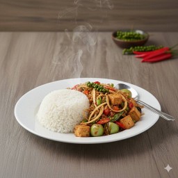 ข้าวราดผัดฉ่า
