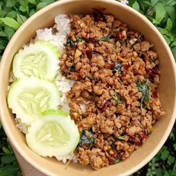 ข้าวกะเพราหมูสับ
