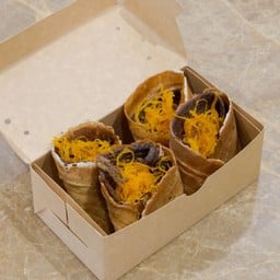 ทองม้วนกรอบ ไส้นูเทลล่าฝอยทอง