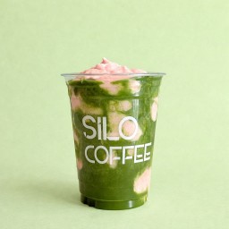 มัทฉะนมสดสตรอเบอร์รี่(ปั่น)